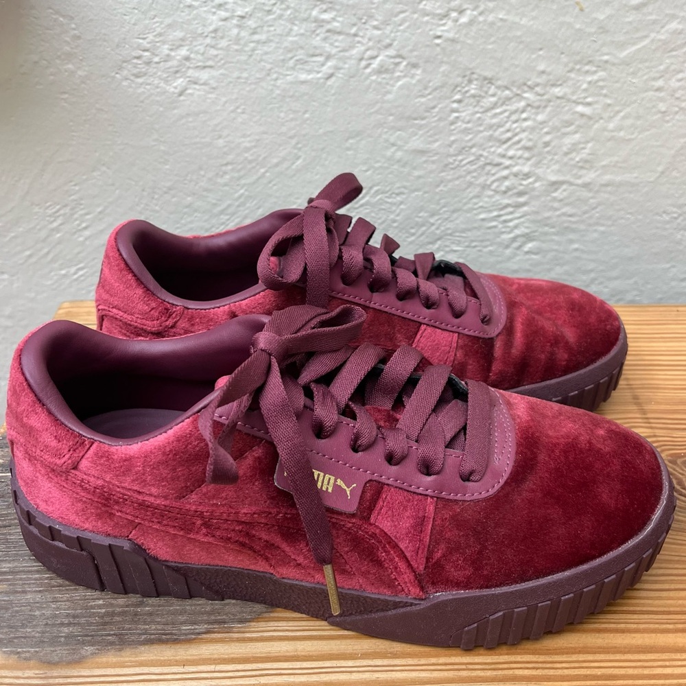 Puma Velvet Platform Sneakers
